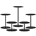 smtyle Candle Holder Wax Centerpiece Set of 5 Plate for Tables or Floor with Black Iron
