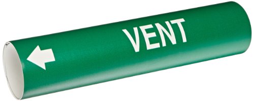 Marqueur de tuyau Brady 4150-D B-915 blanc feuille plastique