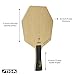 Stiga Cybershape Wood Table Tennis Blade I Superior Control & Enhanced Grip for Offensive Play - Pen - Brown