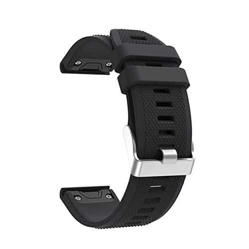 Bracelet silicone Garmin Fenix 6 finition agate 22mm haut de gamme