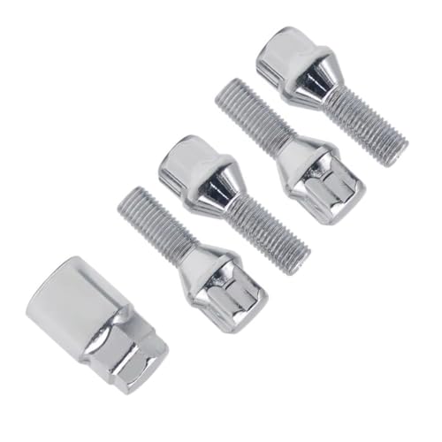 Pernos de rueda coche M12x1.5 juego 4+1 compatible con E46 y Serie 5