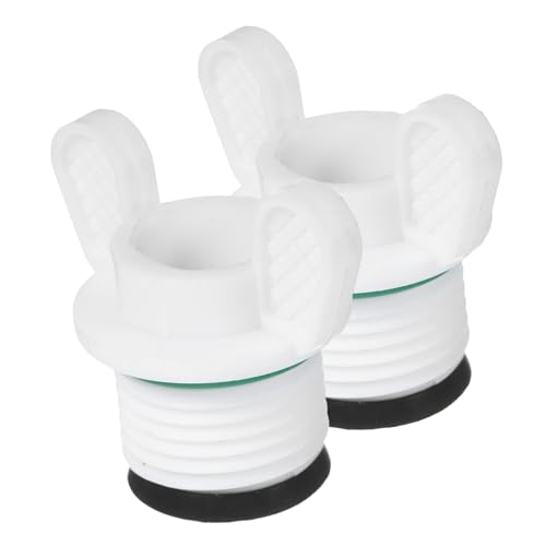 FOMIYES Heat Water Bag Lid Plug Set 2 Pack Compact Hot Water Sack Plugs Replacement Small Stoppers