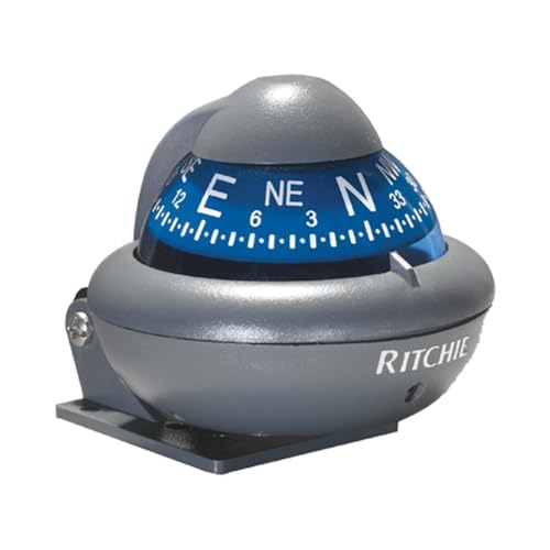 Brújula Ritchie Automotriz Dial 2" Gris miniatura 1
