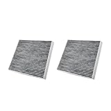 Car Cabin Air Filter Compatible With Kia Optima 2011-2015 Auto Filters Carbon Fiber CF11819