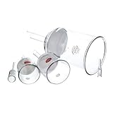 Wilmad-Lab Glass LG-7080-148 Buchner Filter Funnel with Fritted Disc, 3 mL Capacity, 150 mm Diameter, Medium Disc Porosity