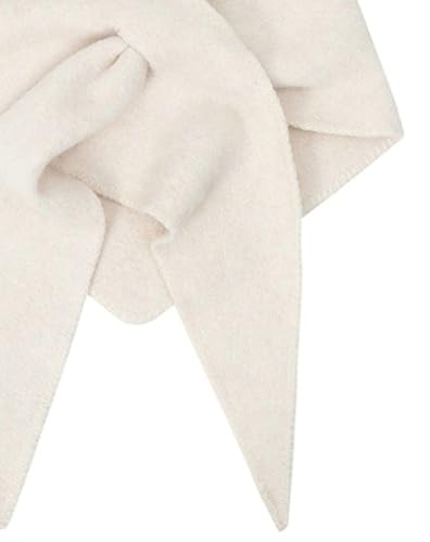 Knitted Pashmina Triangular Scarf Fall Winter Woman’s Solid Color Wool Shawl Wrap Knotted Sweater Cardigan With Hole3