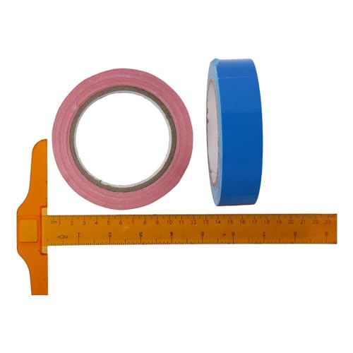Image of FEIYING 30mm x 22 Yards Duct Tape Heavy Duty, Strong Industrial Strength,Flexible,No Res idue,Wate rproof and Tear by Hand,Multi-Use for Indoor & Outdoor Repairs(Blue)