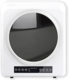 Yoquna (ヨクナ) ムーンドライ 衣類乾燥機 容量6kg ホワイト UV照射衣類ケア 高温60℃ 乾燥検知自動停止 GDZ60-628ES (ホワイト 操作下部Proモデル)