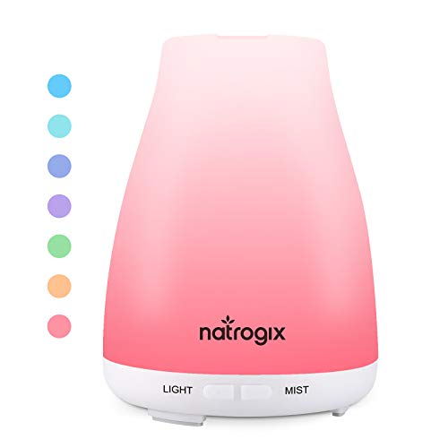 Natrogix Essential Oil Diffuser 100ml Totem - Cool Mist Aroma Humidifier for Aromatherapy