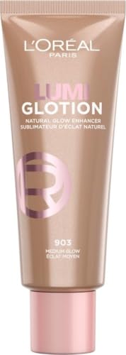 L'Oréal Paris Lumi Glotion Illuminante Liquido, 903 Medium Glow, 40 ml