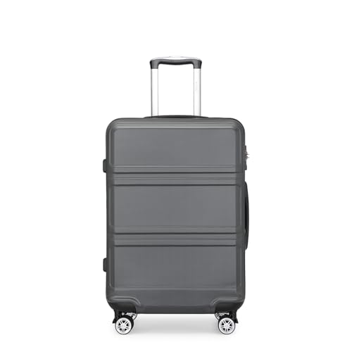 Kono Koffer Trolley mit Hartschale und Zwillingsrollen für Handgepäck