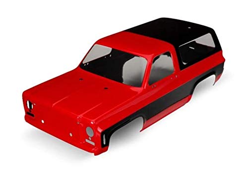 Traxxas Body, Chevrolet Blazer (1979) (red) (Requires Grille, Side Mirrors, Door Handles, Windshield Wipers, Decals)
