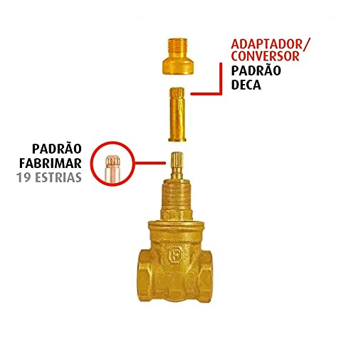 Conversor Adaptador Registro FabrimarXAcabamento Deca Metal