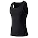 LANBAOSI Men's Compression Breathable Slimming Body Shaper Workout Vest Shirt blk X-Large