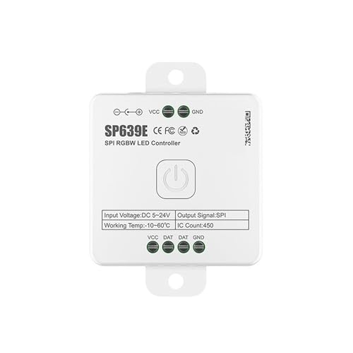 Contrôleur de musique symphonique SP638E pour ruban LED RVBB basse tension