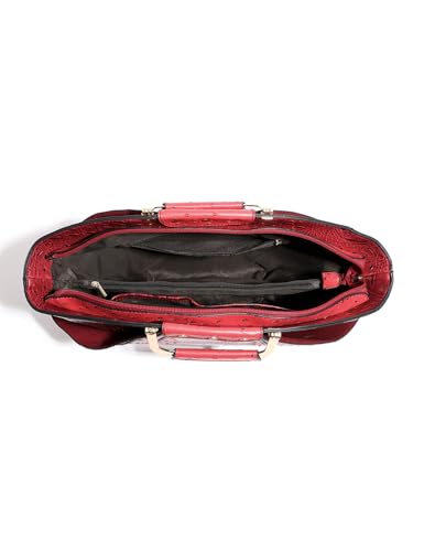 Image of Bag Woman Large Capacity Leather Purse Fashion Designer Metal Top Handle Handbags Women Crossbody Large Bags for Women Tote