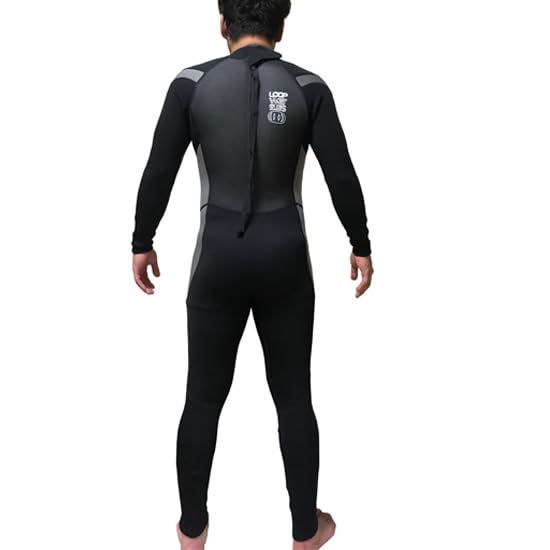 Amazon.co.jp: LOOP バックジップ ウエットスーツ メンズフルスーツ  