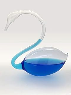 Glassic Gifts® Swan Shaped Glass Barometer