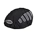 Bike Helmet Cover Bicycle Helmet Rain Cover Reusable Reflective Hood Snow Cover for Camping Hunting Motorcycle Sports Outdoor, Black