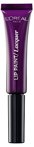 L'Oréal Paris Infallibile Lip Paint Vampies Rossetto Liquido Effetto Lacca, 111 Purple Rain