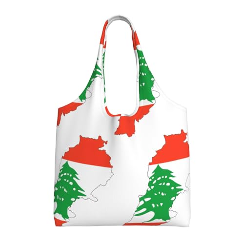 Cabas Liban en toile noire supérieure grand confort pour femme élégante 36x32 cm