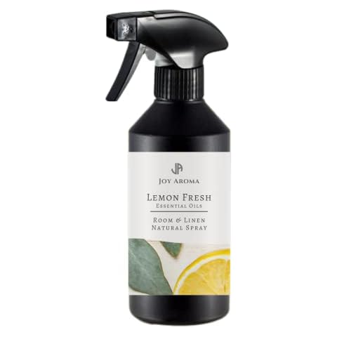 Joy Aroma Lemon & Eucalyptus Room Spray 250ml 100% Essential Oil Home Fragrance | No Artificial Fragrance. Vegan Cover