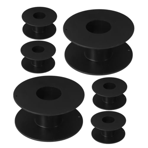 Cabilock Efficient Cable Storage Solution 6pcs Plastic Spools Cord Organizer Reel Electric Cord Holder