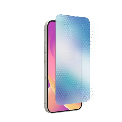 ZAGG InvisibleShield Glass XTR2 Screen Protector for iPhone 14 Pro - with New Anti-reflective Technology Blue Light Filtering Anti-dust installation and Ultra Strong Hexiom Impact Technology
