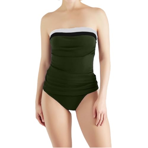 Tankini Mujer Reductor Barriga Trajes De Baño Una Pieza Moda Mujers Bañador Reductor Sexy Bañadores De Reducir Monokinis Control De Barriga Trajes De Una Pieza Vintage Push Up Ropa De Playa Verano
