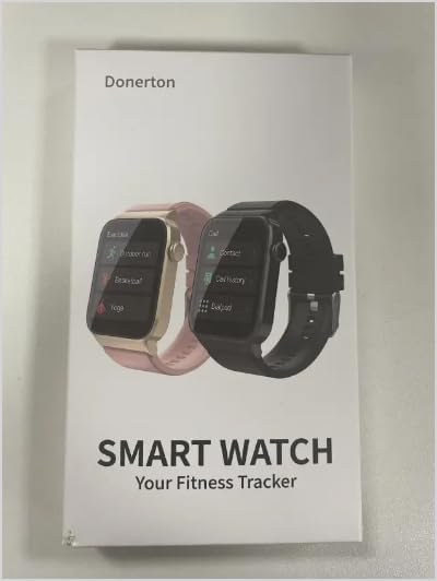 Front cover of the Donerton Smart Watch user manual.