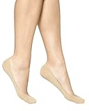 HUE Women's Hidden Cotton Liners, Cream, Medium/Large