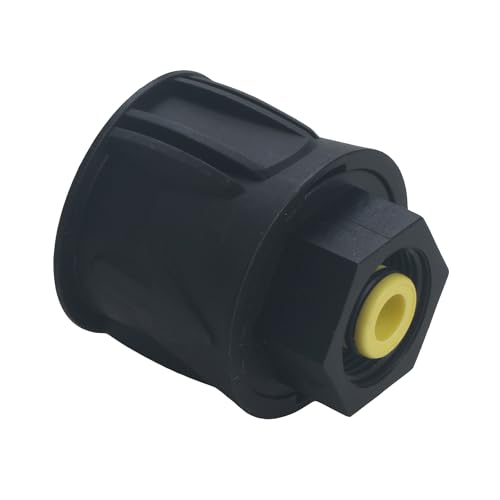 GAOHOU Adattatore M22 da 14 mm, ad alta pressione, pistola per tubo flessibile, connettore rapido, compatibile con serie Kar-ch-er