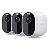 Arlo Essential Spotlight Camera – 3 Pack – Wireless Security, 1080p Video, Color Night Vision, 2 Way Audio, Wire-Free…