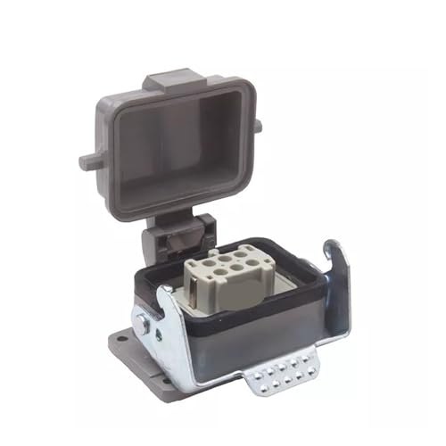 Connecteur robuste HDC-HE-006F à 6 broches pour câblage d'armoire électrique et automates - 2