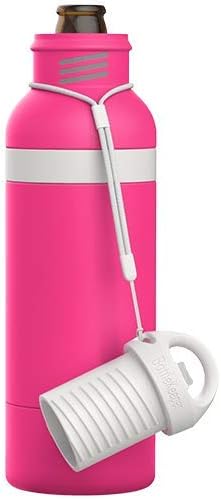 Vista 4 de BottleKeeper X - Botella aislada al vacío de doble pared con un abridor de botellas integrado en la tapa atada – Cuello largo de 12 onzas – Protege