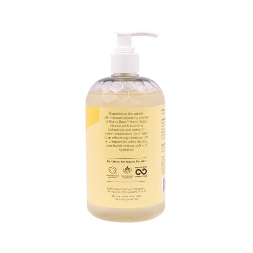 Burt's Bees Moisturizing Liquid Natural Hand Soap, Sweet Clementine Scent - image 5