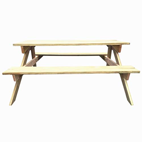 BIGTO Picknicktisch FSC Holz Outdoor Gartentisch – Bild 3