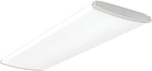 Lithonia Lighting 4' Wraparound LED Shop Light, Adj Brightness, 3-in-1 CCT
