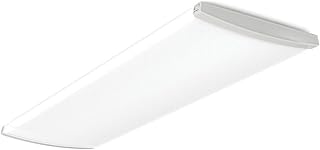 Lithonia Lighting TruWrap 4 Foot LED Ceiling Light Fixture, Low-Profile ...