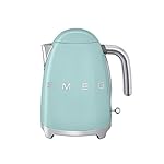 Smeg Smeg KLF01 Kettle 1.7 Litres Light Green Pastel Green Lacquered Integrated Heater Element Soft Opening