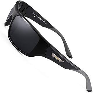 FUMKEN Polarised Sports Sunglasses for Men Women Driving Cycling Climbing Anti-glare UV400 Protection TR90 Unbreakable Frame