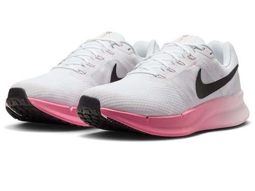 Nike Women's Run Swift 3 Road Running Shoes, White/Black-Pearl Pink-Peony, 7.5