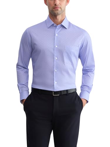 Image of Van Heusen Men's Dress Shirt Fitted Everyday Defense Stretch