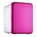 Produktbild FZYE Mini Kühlschrank tragbar  Leise Kühlung Kompakte Hautpflege Retro Makeup Kühlschränke Auto Gefrierschrank12V24V-für Autos Häuser Büros und Schlafsäle, Pink