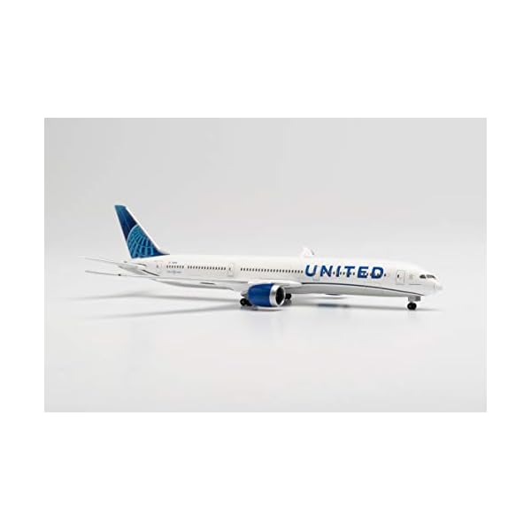 herpa 534321 United Airlines, Boeing 787-10 Dreamliner in Miniatur zum Basteln Sammeln und als Geschenk, Mehrfarbig – Bild 6