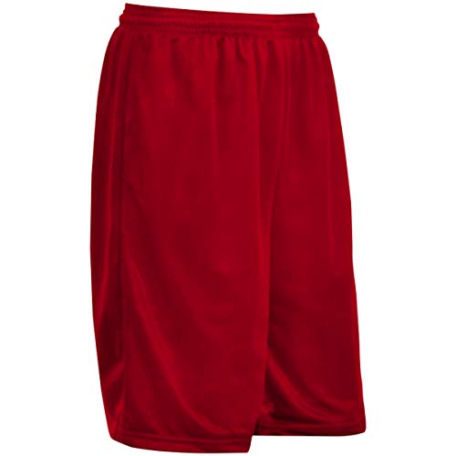 Short de sport micromesh écarlate XXL doublé pour un confort anti-irritation