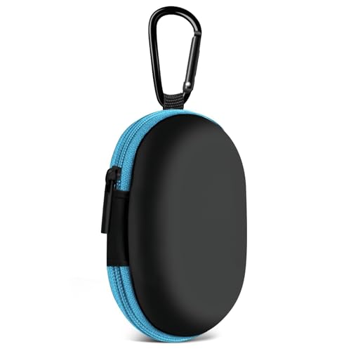 MOLOVA for Earbuds Carrying Case, Small Oval Storage Cases, Tech