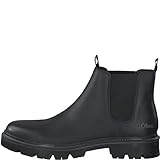 s oliver stiefel herren Innenmaterial: Textil s.Oliver Herren 5-5-15403-29 Chelsea-Stiefel, Black, 43 EU