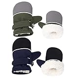 Weradau Fleece Lined Mittens for Baby Boys Girls,Baby Toddler Little Kids Winter...