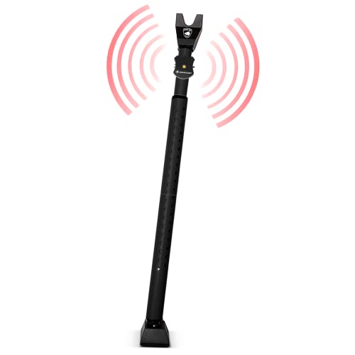 Guard Dog Security Door Jammer 2-In-1 Adjustable Door Knob Jammer & Sliding Patio Door Security Bar – 40 Different Adjustments (Black W/Alarm) #TOP28